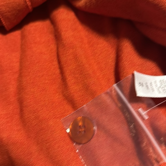 Talbots orange sweater size Large never worn - Picture 3 of 3